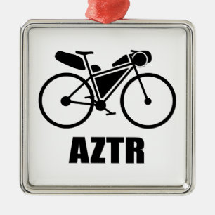 Arizona Trail Tävling Bikepacking Julgransprydnad Metall