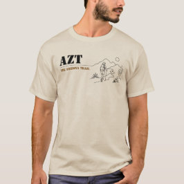 Arizona Trail-vandrare i öken minimalistisk design T Shirt