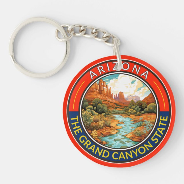 Arizona Travel Art Badge (Framsidan)