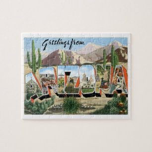 Arizona Travel Hälsning från US Stater Pussel