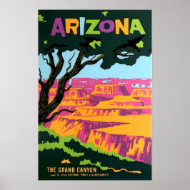 Arizona tryck Grand Canyon konst resor affisch