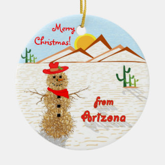 Arizona Tumbleweedjul Julgransprydnad Keramik