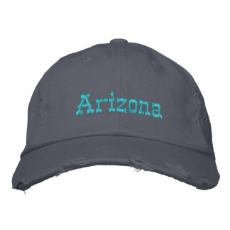 Arizona Turkvoise Hat Broderad Keps