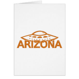 Arizona UFO Hälsningskort