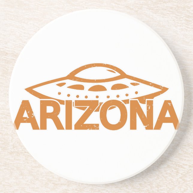 Arizona UFO Underlägg Sandsten (Framsidan)