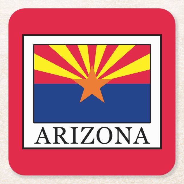 Arizona Underlägg Papper Kvadrat (Framsidan)