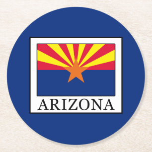 Arizona Underlägg Papper Rund