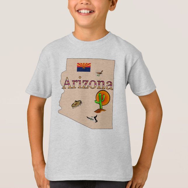 Arizona ungeT-tröja T Shirt (Framsida)