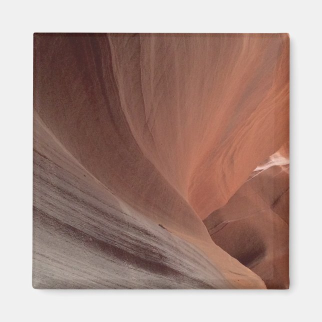 ARIZONA - Upper Antelope Canyon E - Red Sten Magnet (Framsidan)