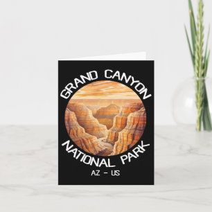 Arizona US National Park Travel Hiking Grand Canyo Kort