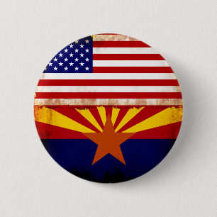 Arizona USA flaggor Knapp