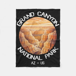 Arizona USA Nationalpark Resa Vandring Grand Canyo Fleecefilt