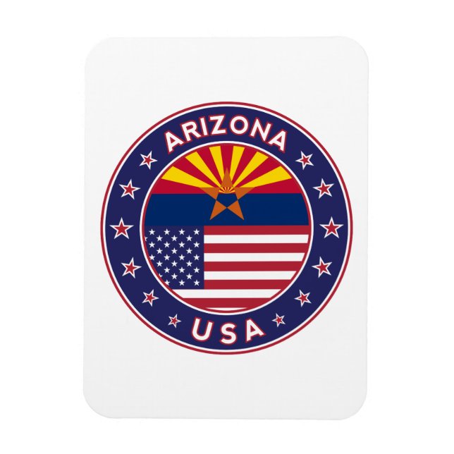 Arizona, USA stater Magnet (Vertikal)