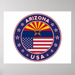 Arizona, USA stater Poster