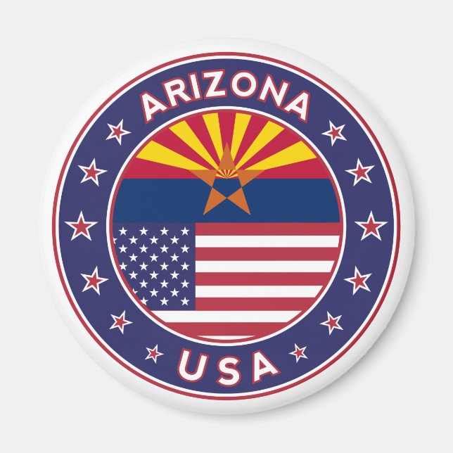 Arizona, USA states Magnet (Framsidan)