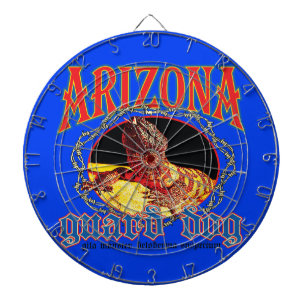 Arizona Vakthund Ödla Darttavla