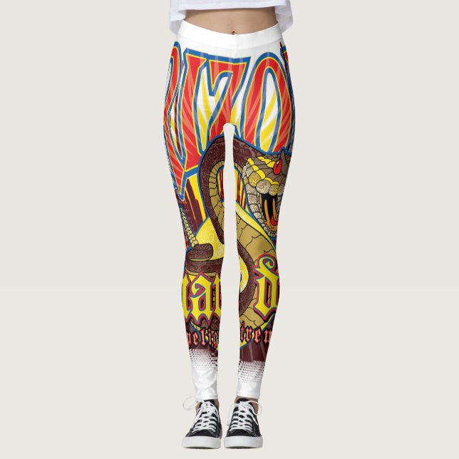 Arizona Vakthund Ormsmönster Leggings (Framsida)