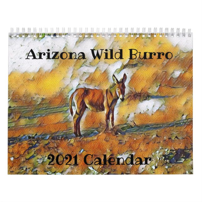 Arizona Vild Burro 2022 Kalender (Omslag)