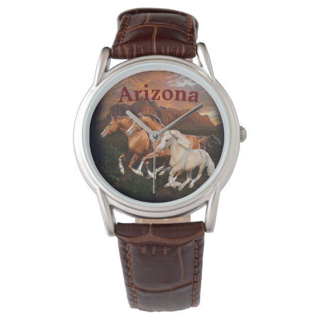 Arizona vilda hästar armbandsur (Framsida)
