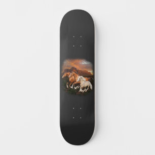 Arizona vilda hästar mini skateboard bräda 18,5 cm