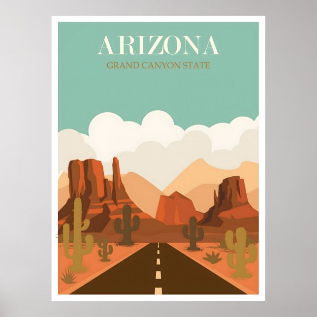 Arizona vintage affisch (Framsidan)