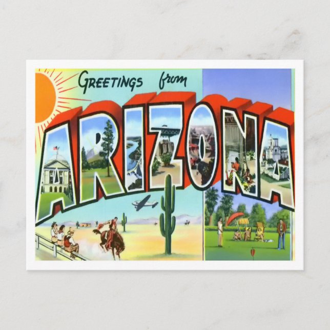 Arizona Vintage Big Brev vykort (Framsida)