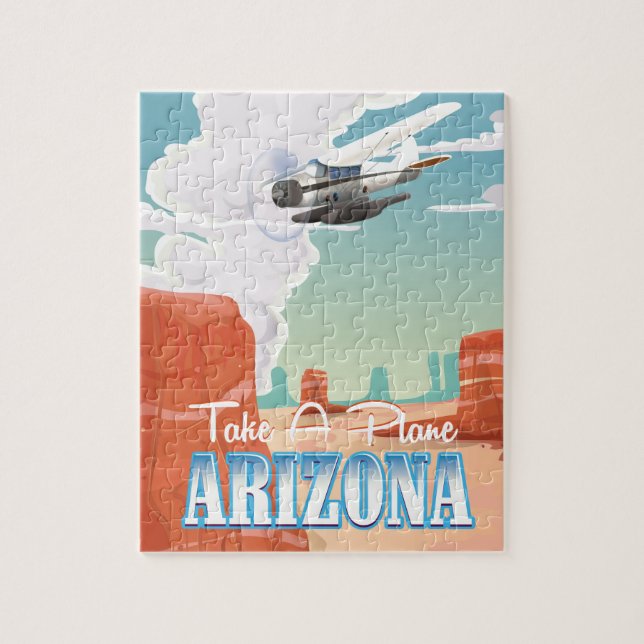 Arizona vintage reseaffisch pussel (Vertikal)