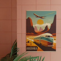 Arizona Vintage resor Art Poster