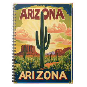 Arizona Vintage resor Design Anteckningsbok