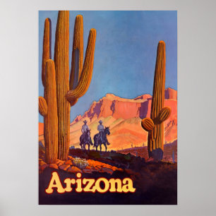 Arizona Vintage resor Poster