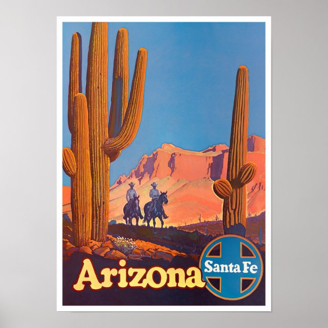 Arizona vintage resor poster (Framsidan)