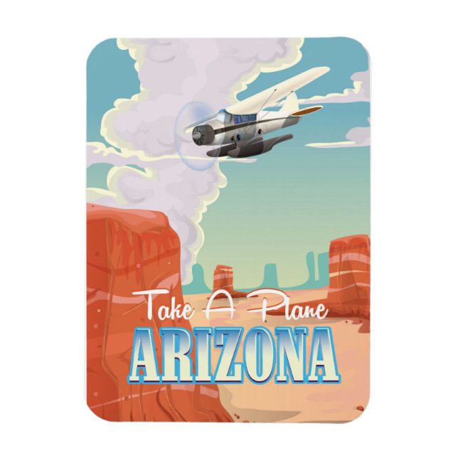 Arizona vintage resor poster magnet (Vertikal)