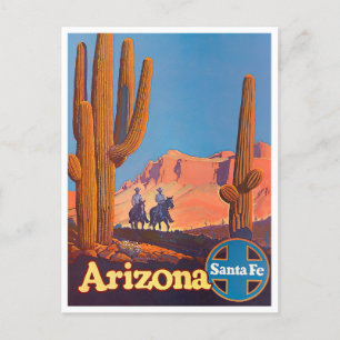Arizona vintage resor vykort