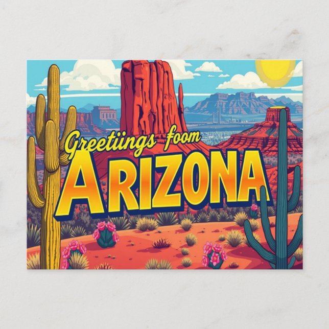 Arizona vykort (Framsida)
