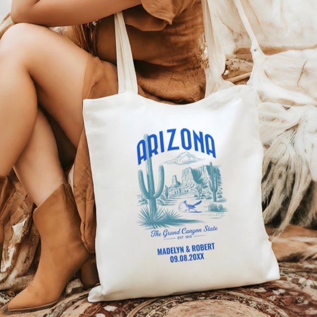 Arizona Wedding Welcome Gift Bridesmaids, Guests Tygkasse (Skapare uppladdad)