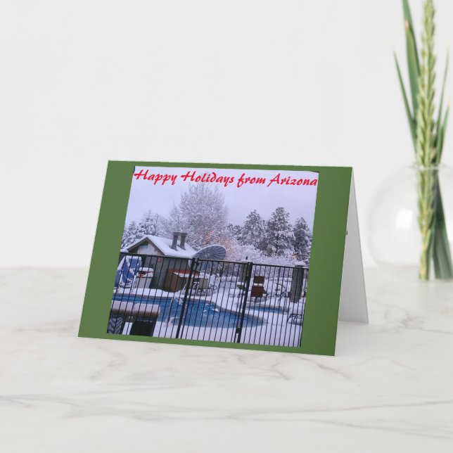 Arizona White julkort Helgkort (Framsida)