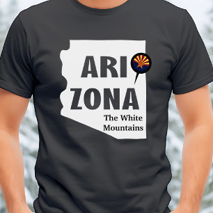 Arizona White Mountains Starburst Locator T Shirt
