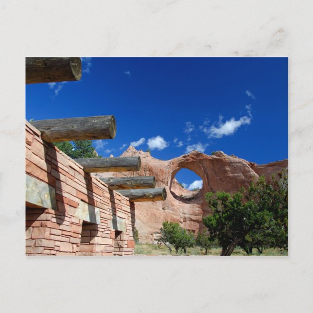 Arizona, Window Rock. Huvudstad i Navajo Vykort (Framsida)