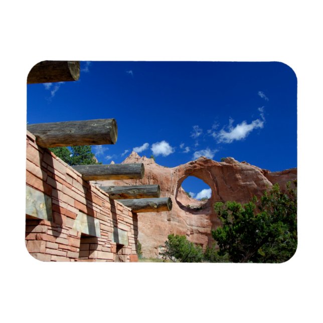 Arizona, Window Rock. Navajofolkets huvudstad Magnet (Horisontell)