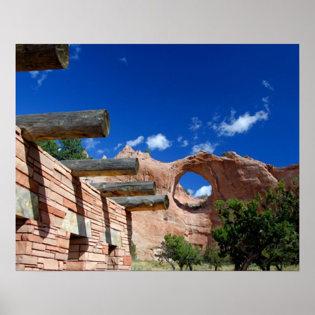 Arizona, Window Rock. Navajofolkets huvudstad Poster (Framsidan)