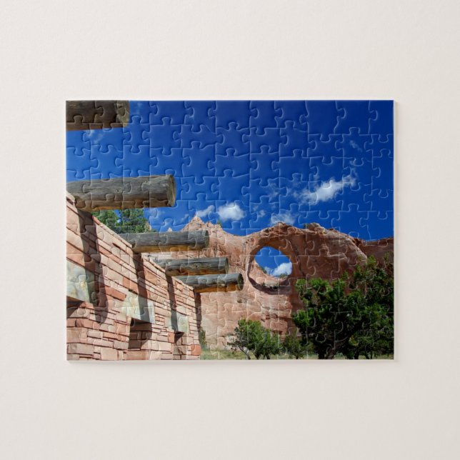 Arizona, Window Rock. Navajofolkets huvudstad Pussel (Horisontell)
