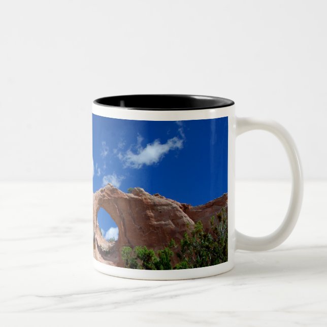 Arizona, Window Rock. Navajofolkets huvudstad Två-Tonad Mugg (Höger)