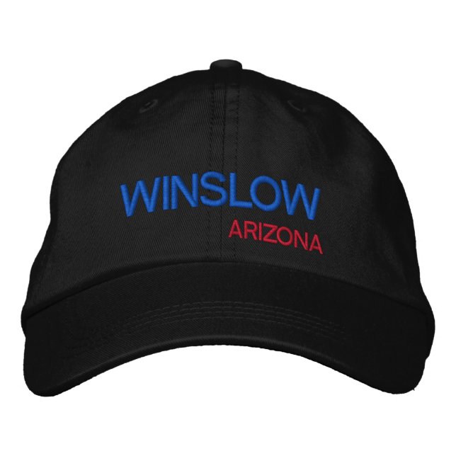 Arizona, Winslow Justable Hat Broderad Keps (Framsida)
