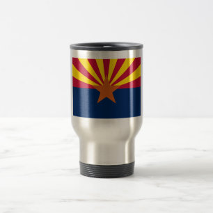 Arizonaflagga: Solnedgångsstjärna, Kopparstaten Resemugg