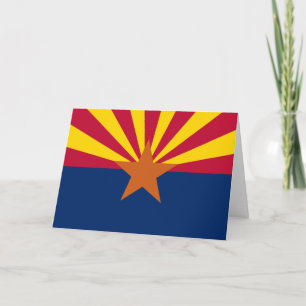 Arizonansk flagga, Flagga för Arizona Kort