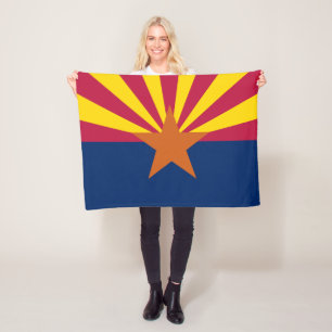 Arizonas delstatsflagga fleecefilt