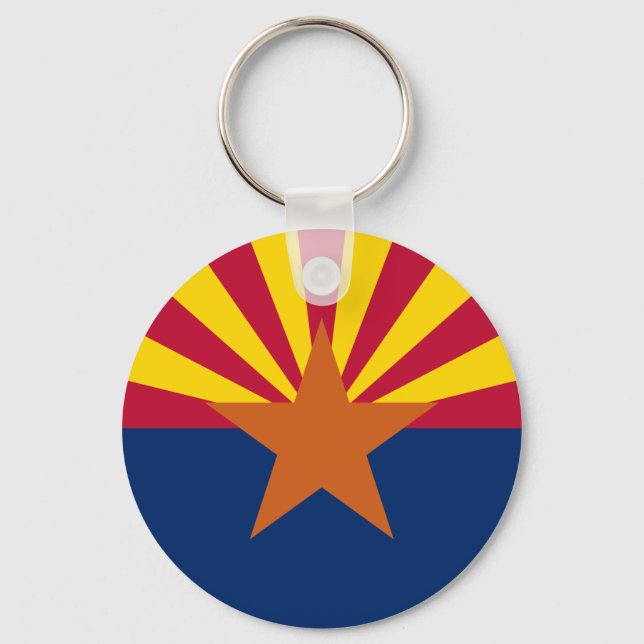 Arizonas delstatsflagga nyckelring (Framsida)