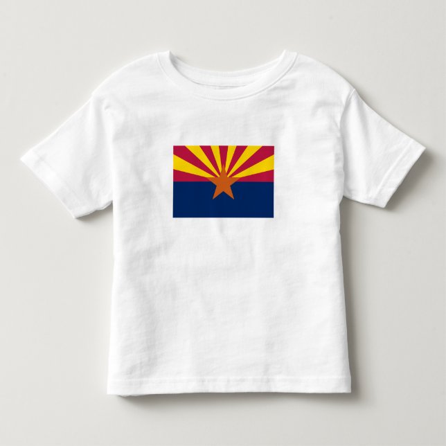 Arizonas delstatsflagga t shirt (Framsida)