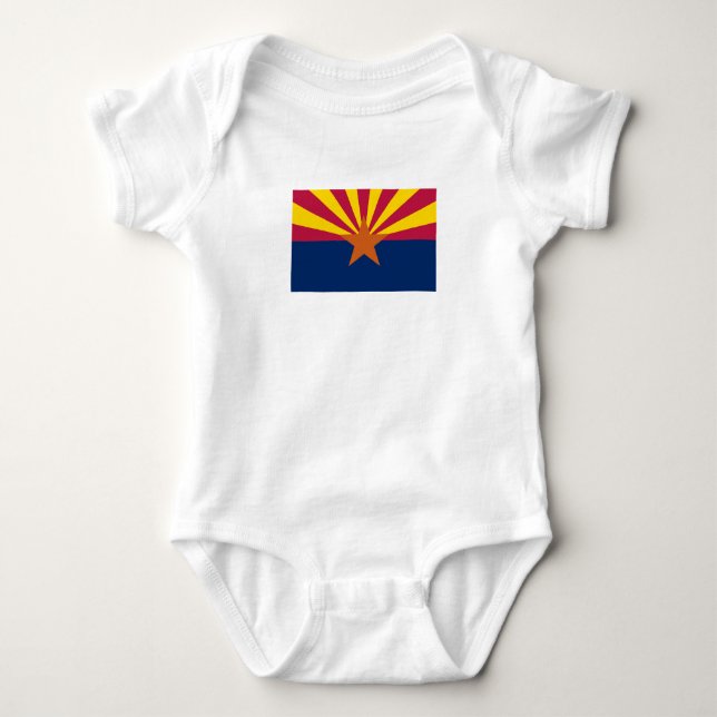 Arizonas delstatsflagga t shirt (Framsida)
