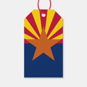 Arizonas flagga: Stjärna som sätter solen, Koppars Presentetikett